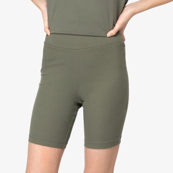 Native Spirit Ladies Ribbed Shorts Thumbnail