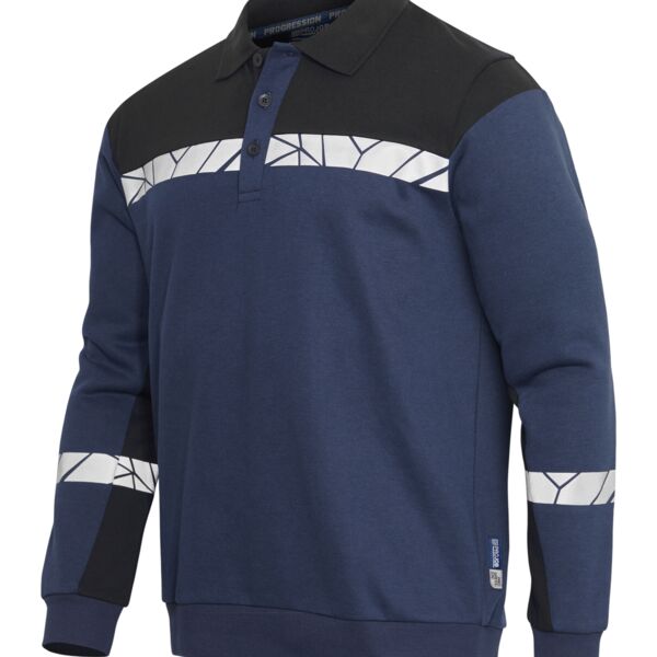 Progression 7100 Long Sleeve Polo Sweatshirt Thumbnail